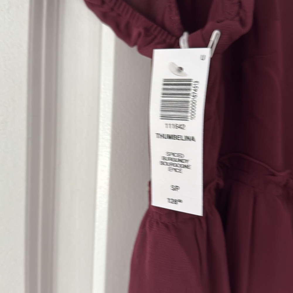 Sunday Best Red Tiered Babydoll Dress - Picture 7 of 7